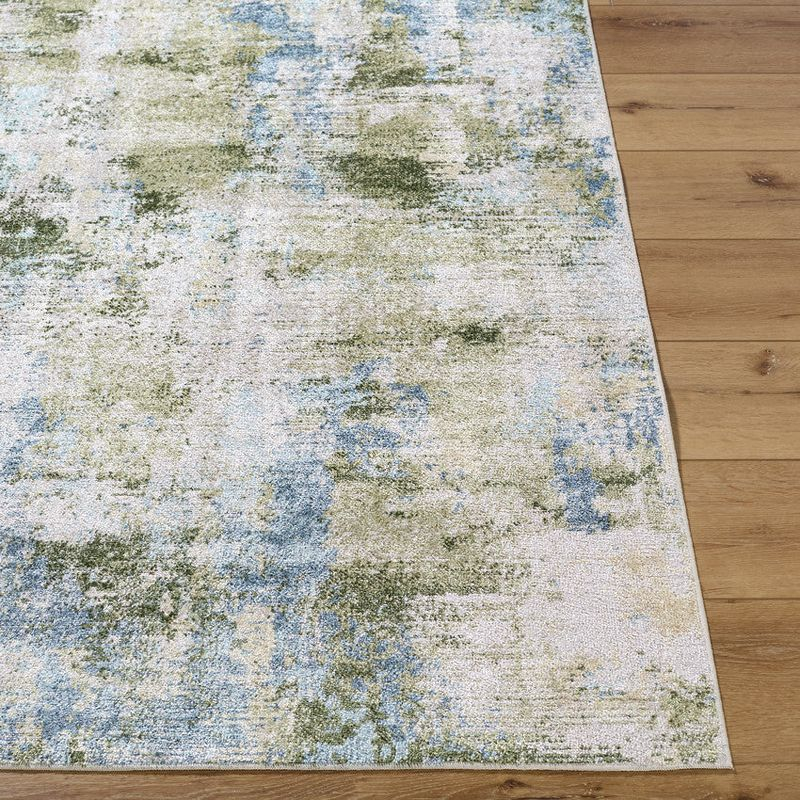 Mark & Day Kamron 2'x2'11" Rectangle Washable Woven Indoor Area Rugs Sage Green