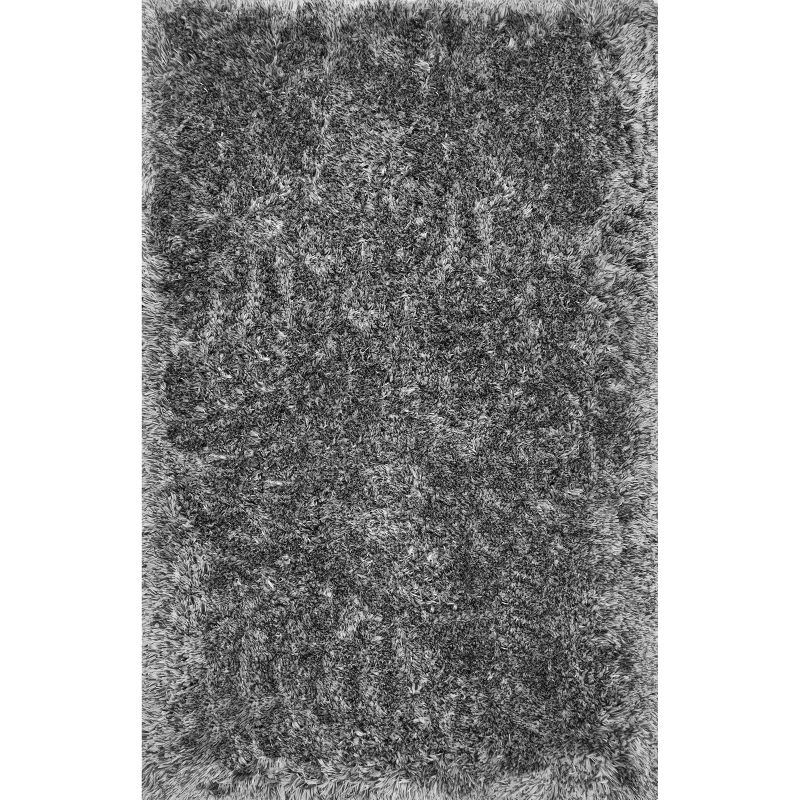 3'x5' Hand Tufted Kristan Shag Area Rug Gray - nuLOOM: Modern High Pile Rectangle, Indoor Polyester Rug
