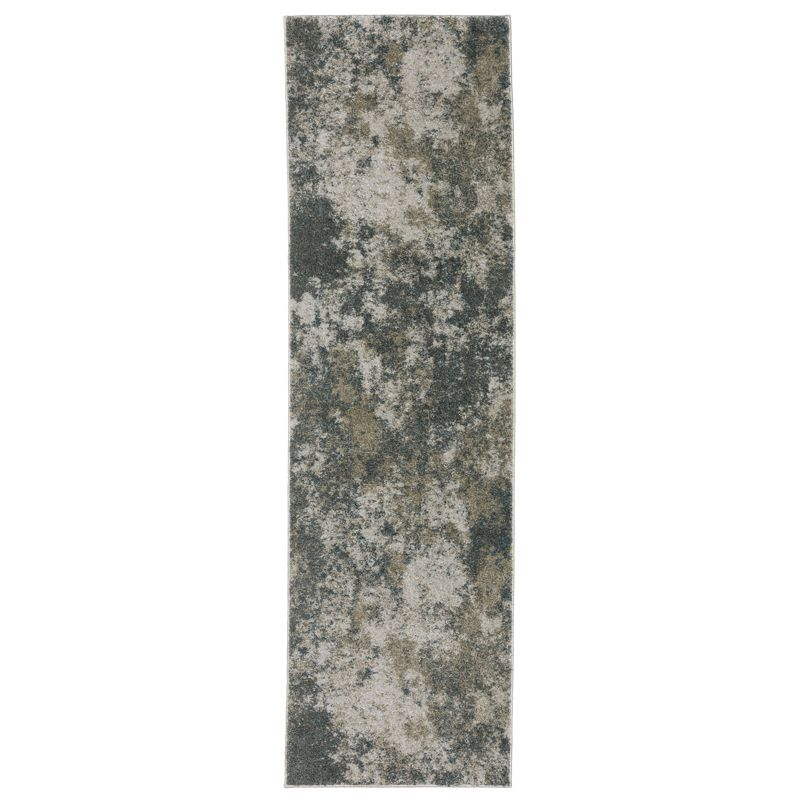Oriental Weavers Alton 531L9 Teal/ Grey Indoor Area Rug - 2'3" x 7'6"