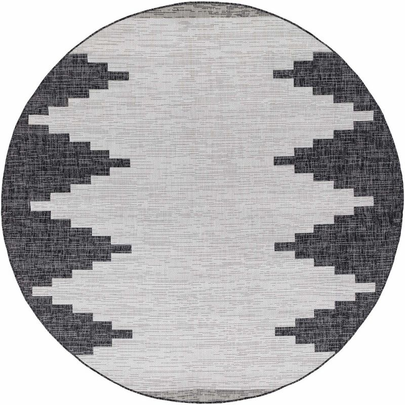 Hauteloom Square Area Rug   Black