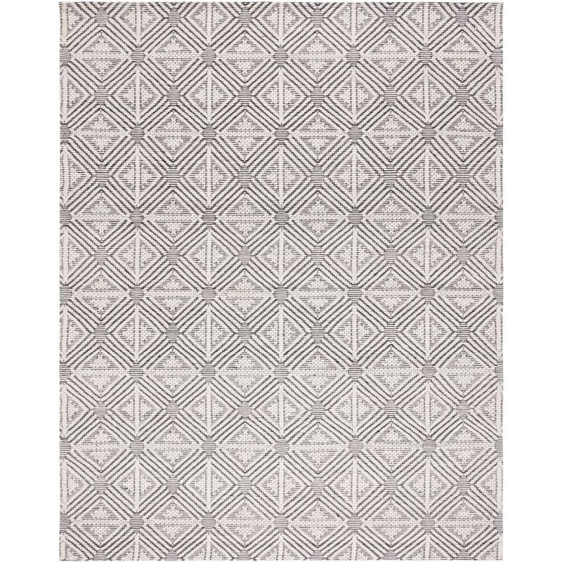 Marbella MRB451 Hand Loomed Area Rug - Ivory/Black - 8'x10' - Safavieh.