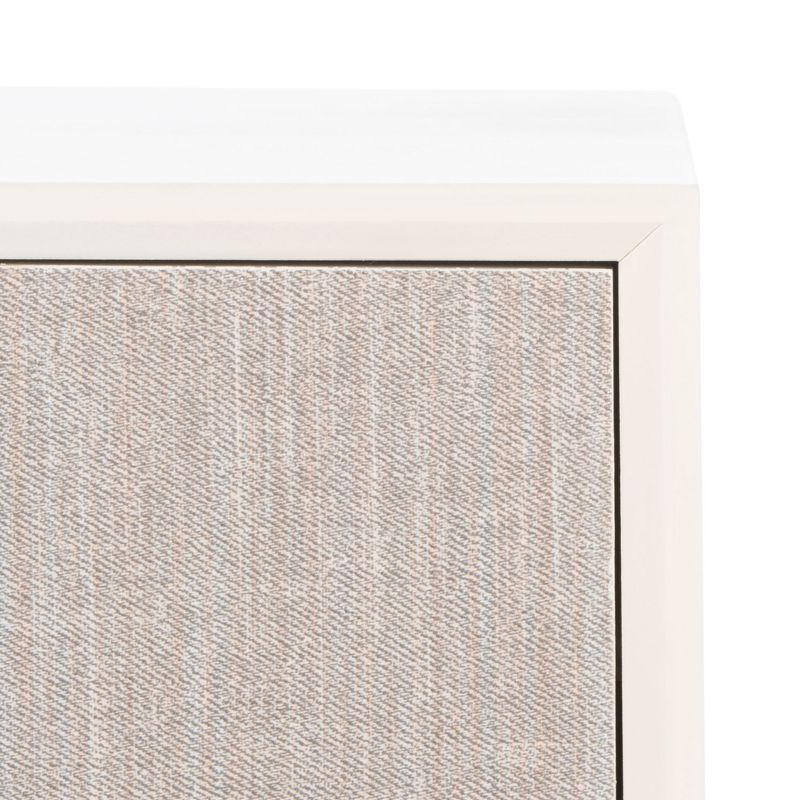 Estella 1 Drawerwith Accent Table - White - Safavieh.