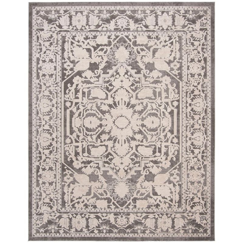 Reflection RFT665 Power Loomed Indoor Area Rug - Dark Grey/Cream - 8'x10' - Safavieh.