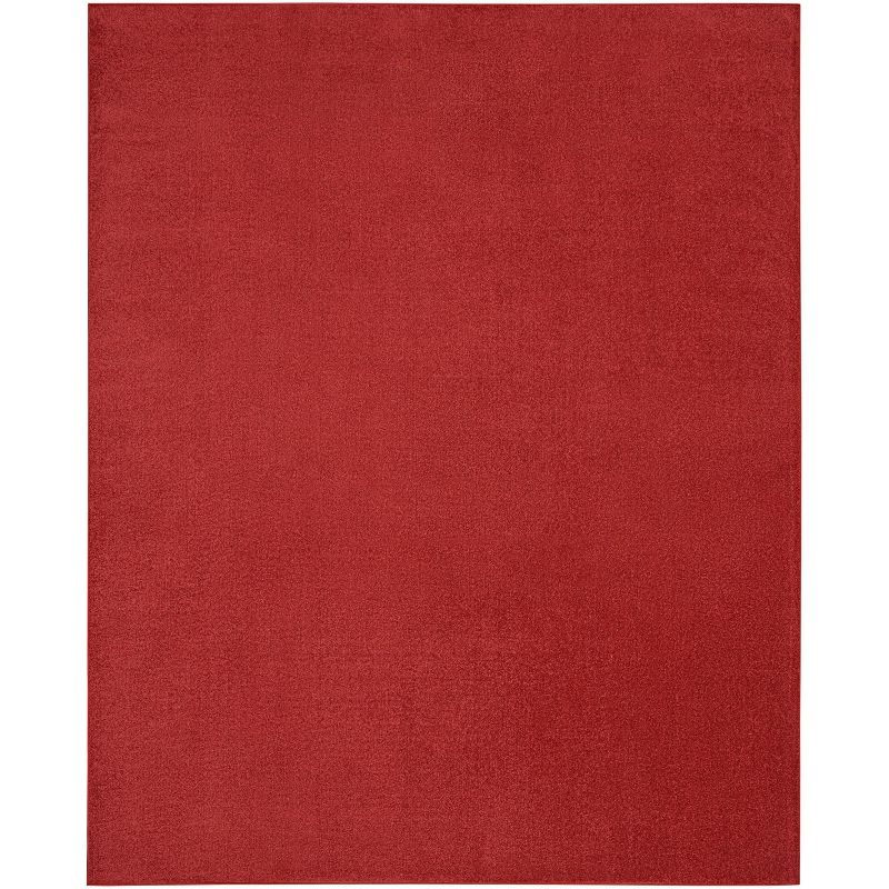 Nourison Essentials 8' x 10' Brick Red Indoor/Outdoor Rug