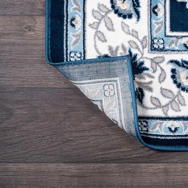 8'x10' Cherie French Cottage Area Rug, Navy/Ivory - JONATHAN Y