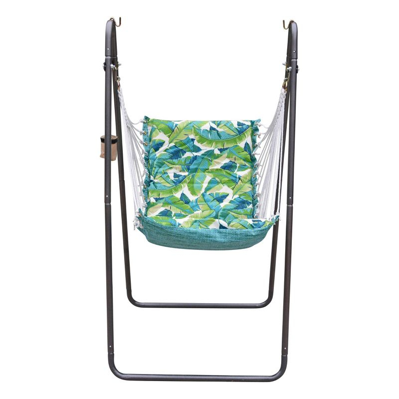 Soft Comfort Swing Chair & Stand - Green - Algoma