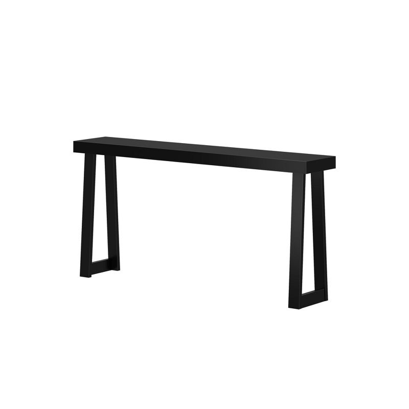 Plank+Beam Solid Wood 66" Console Table, Classic Entryway Table, Narrow Foyer Table