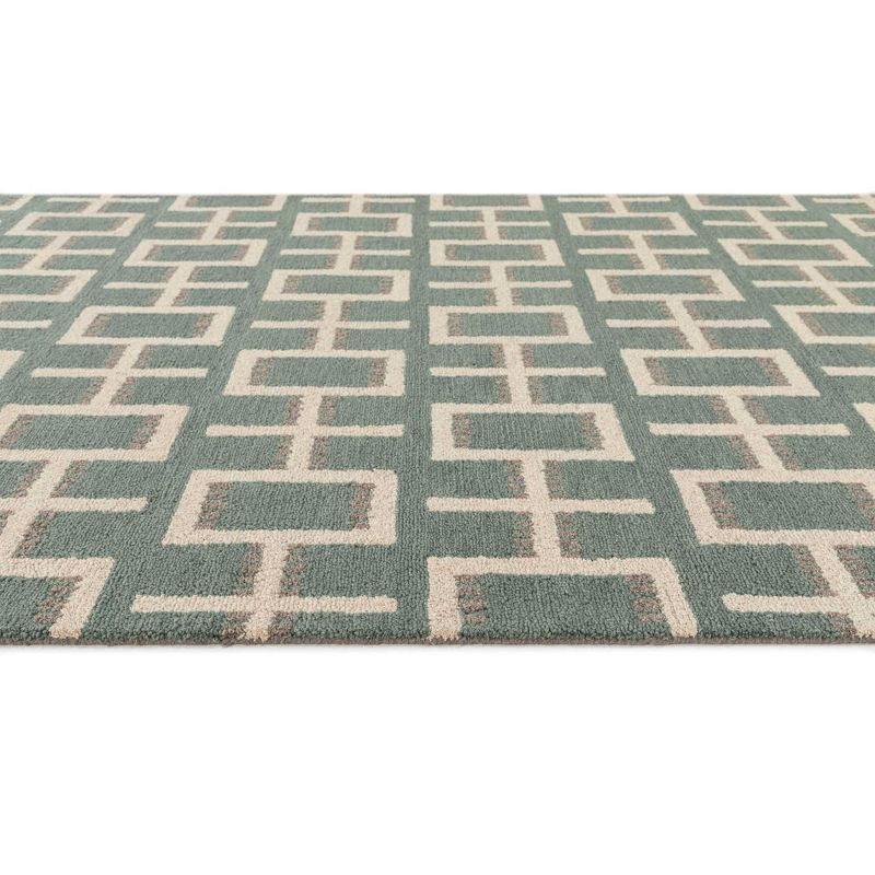 Obeetee Freya Frida Hand Made Indoor Area Rug - 2'x3' Green
