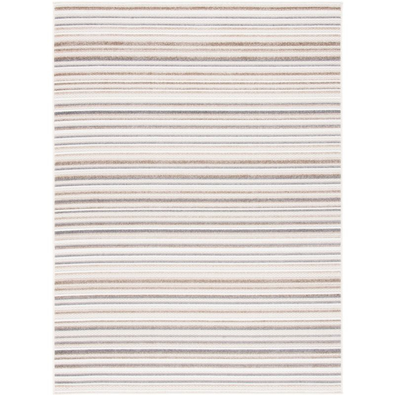 Cabana CBN323 Loomed Indoor Area Rug - Ivory/Grey - 8'x10' - Safavieh