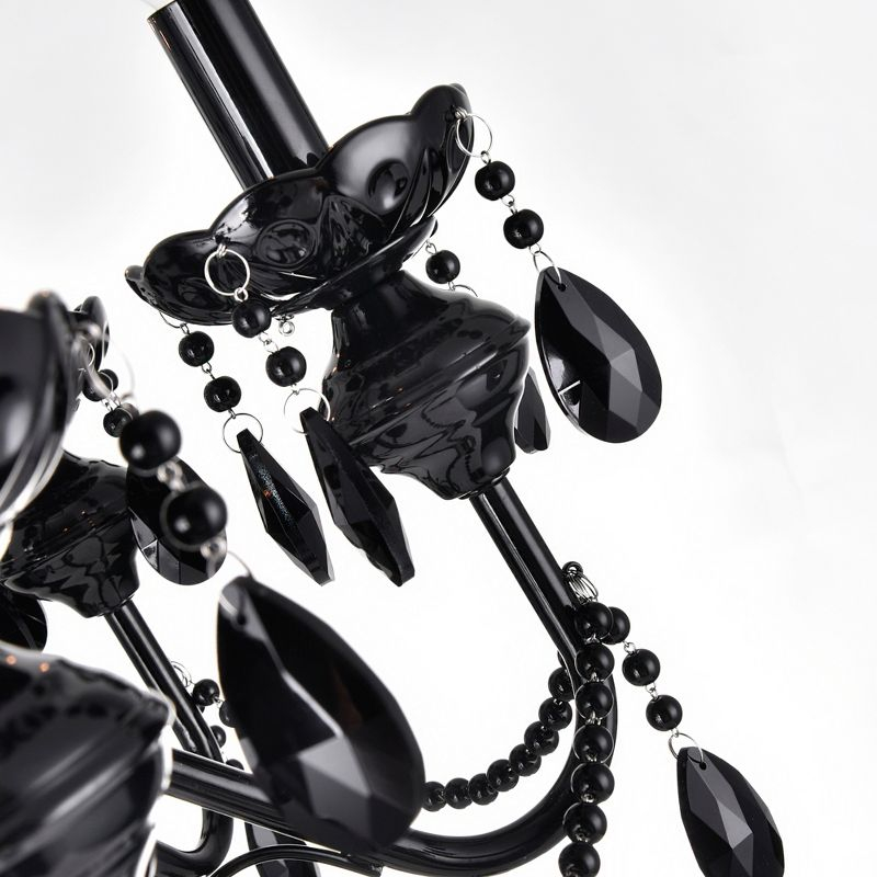 CWI Lighting Keen 3 Light Up Chandelier With Black Finish