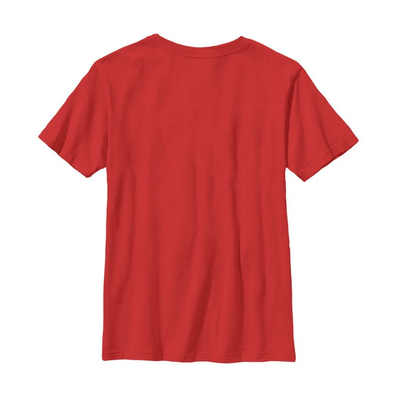 Boy's Snow White and the Seven Dwarfs Grumpy Diamond Mine Tour  T-Shirt - Red - Large