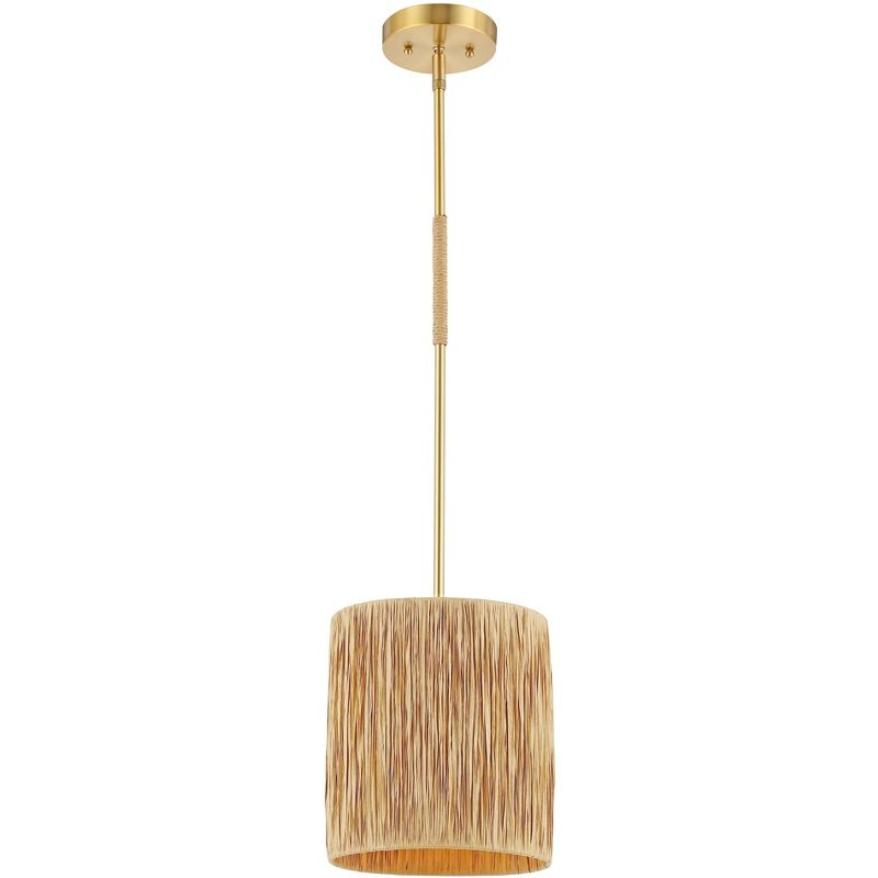 Saija 9" Pendant - PND4189 - Natural/Gold - Safavieh