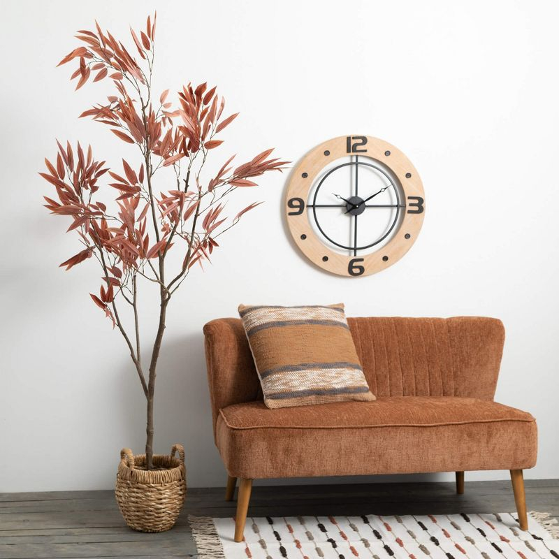 6'3"H Sullivans Colorful Mango Leaf Tree, Brown