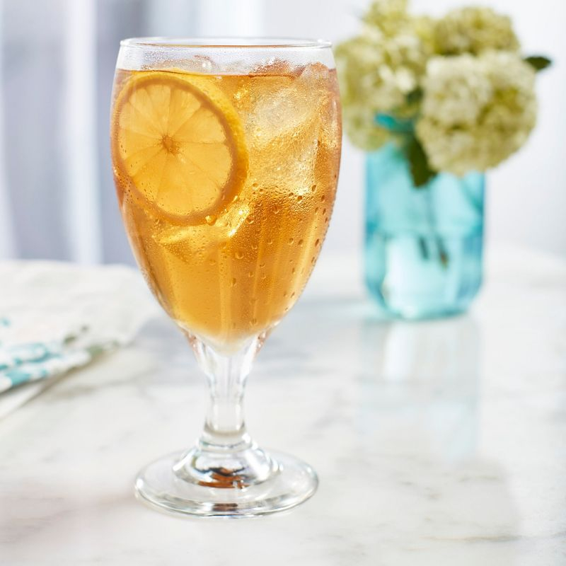 Libbey Classic Goblet Party Glasses, Set of 12