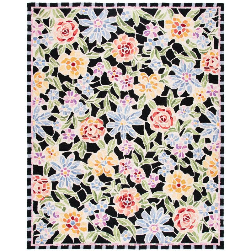 Chelsea HK214 Handmade Area Rug - 8'x10' - Black - Safavieh