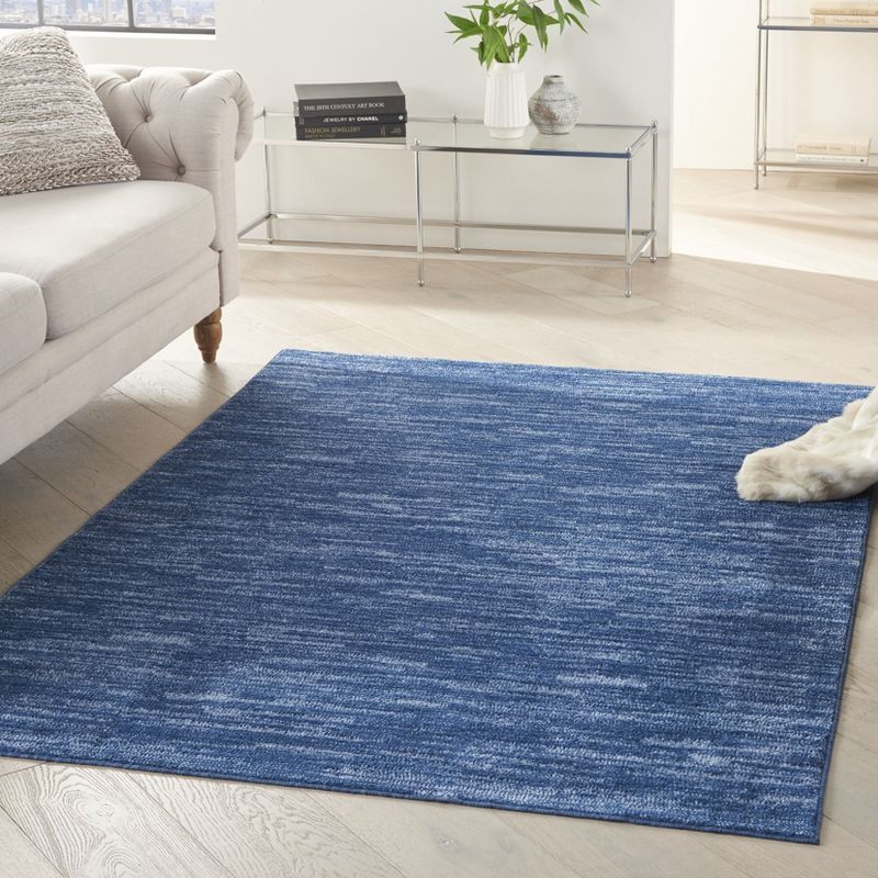 Nourison Nourison Essentials NRE01 Indoor/outdoor Area Rug - Navy Blue 6' x 9'