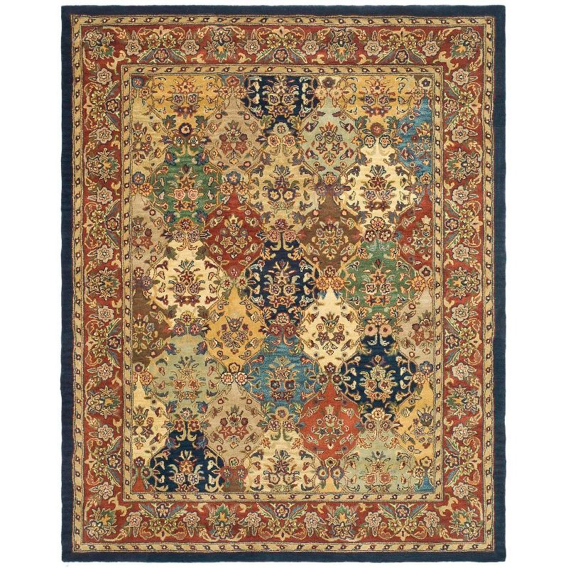 Heritage HG911 Hand Tufted Area Rug - Multi/Burgundy - 8'x10' - Safavieh.