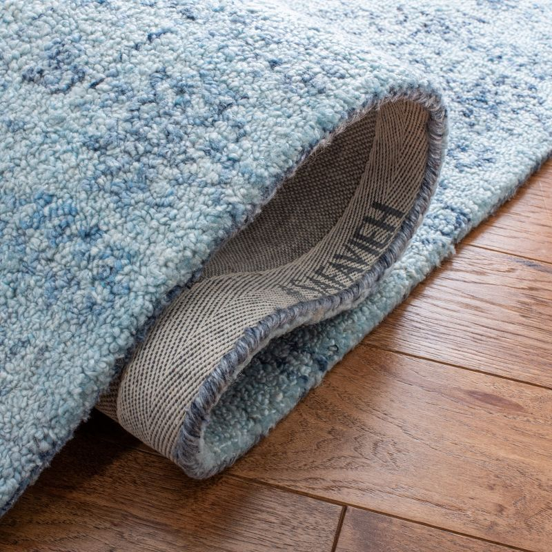 Marquee MRQ112 Hand Tufted Indoor Area Rug - Light Blue/Navy - 6'x6' - Safavieh