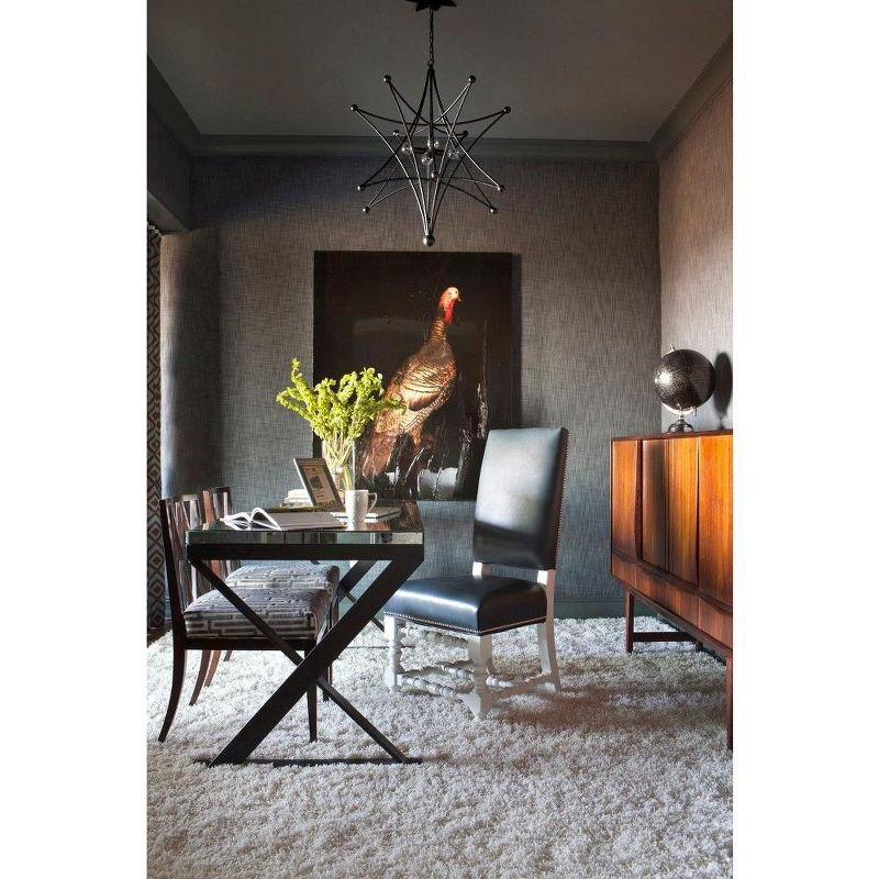 Crystorama Lighting Astro 4 - Light Chandelier in  Black