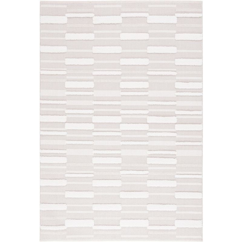 Trends TRD120 Power Loomed Area Rug - Beige/Ivory - 4'x6' - Safavieh.
