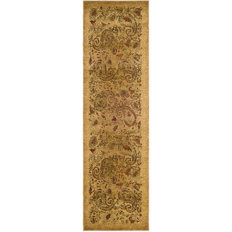 Lyndhurst LNH224 Power Loomed Runner Rug - Beige/Multi - 2'3"x22' - Safavieh