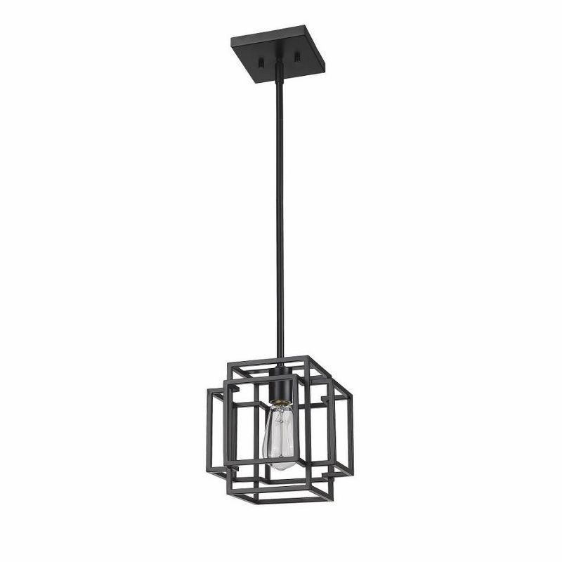Z-Lite Titania 1 - Light Pendant in  Matte Black