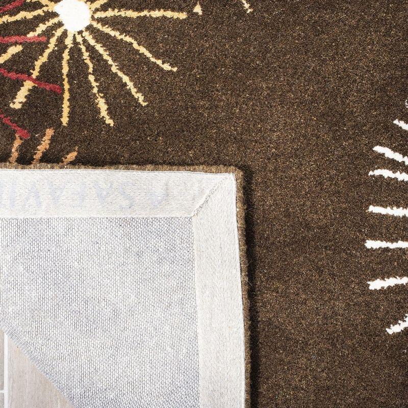 Soho SOH823 Hand Tufted Indoor Accent Rug - Brown/Multi - 2'x3' - Safavieh.