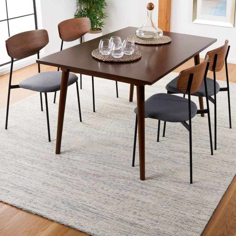 Marbella MRB311 Hand Woven Indoor Area Rug - Light Grey - 6'x6' - Safavieh