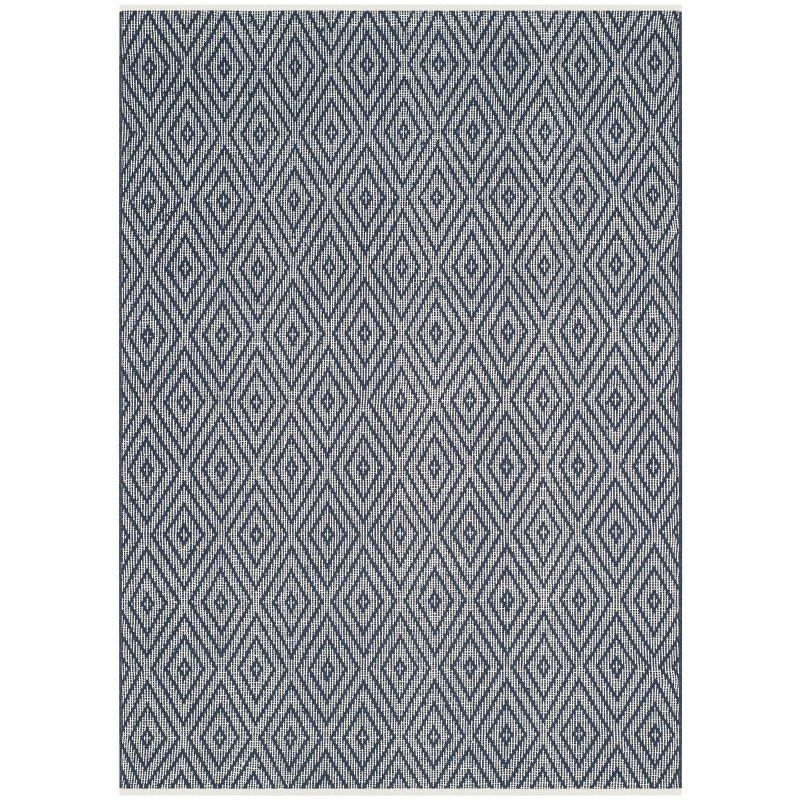 Montauk MTK811 Hand Woven Indoor Area Rug - Navy/Ivory - 5'x8' - Safavieh.
