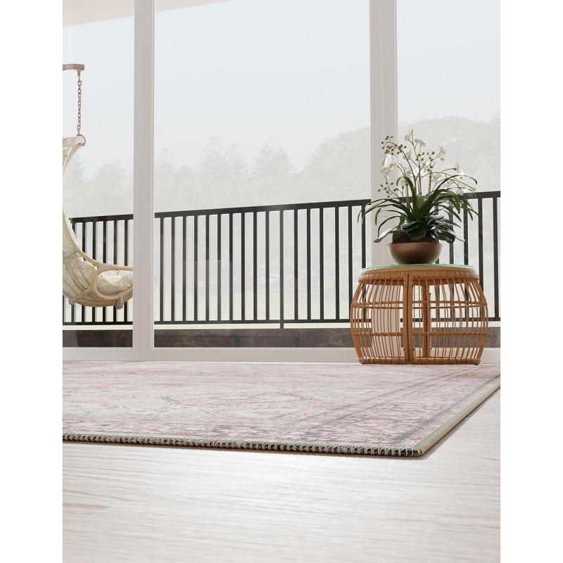 Unique Loom 9' 5 x 13' 1 Abigail Timeless Antique Red Rectangle Area Rug