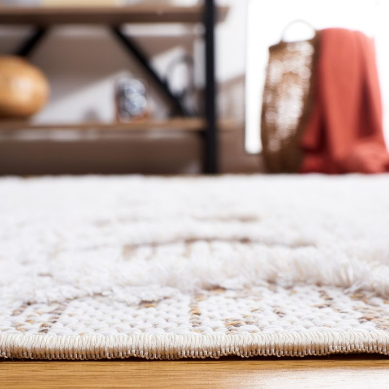 Augustine AGT758 Machine Made Indoor Area Rug - Ivory/Beige - 6'-4"x6'-4" - Safavieh