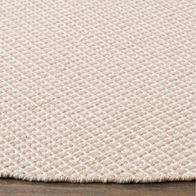 Montauk MTK340 Hand Woven Indoor Area Rug - Ivory/Grey - 6' Round - Safavieh