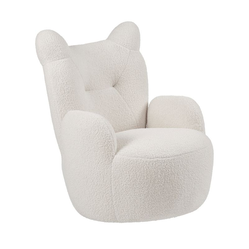 ECR4Kids Teddy Chair, White