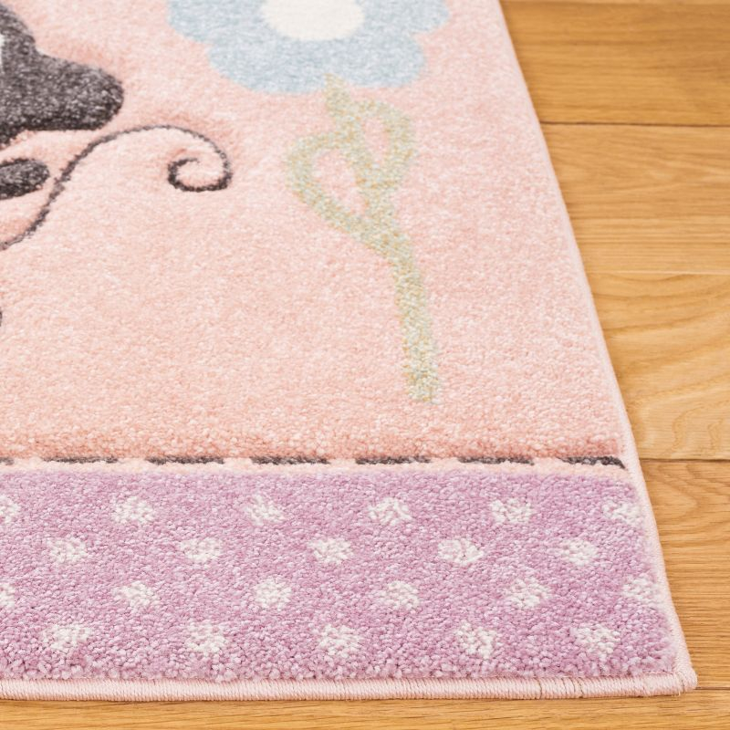 Carousel Kids  CRK120 Loomed Indoor Area Rug - Blush Pink - 2'3"x4' - Safavieh
