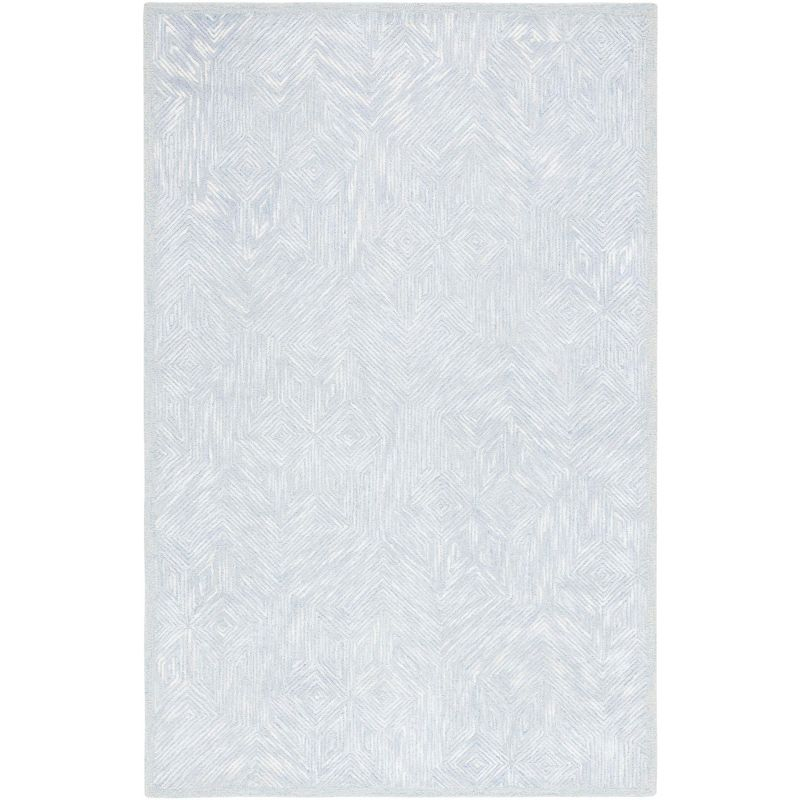 Soho SOH127 Hand Tufted Indoor Area Rug - Blue/Grey - 8'x10' - Safavieh