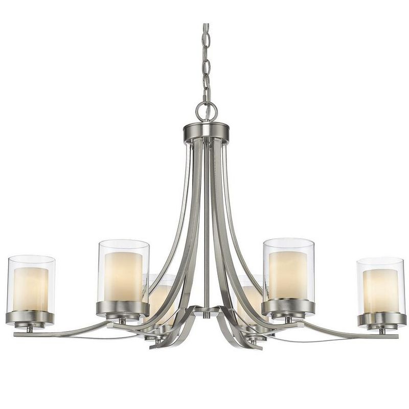 Z-Lite Willow 6 - Light Chandelier in  Brushed Nickel