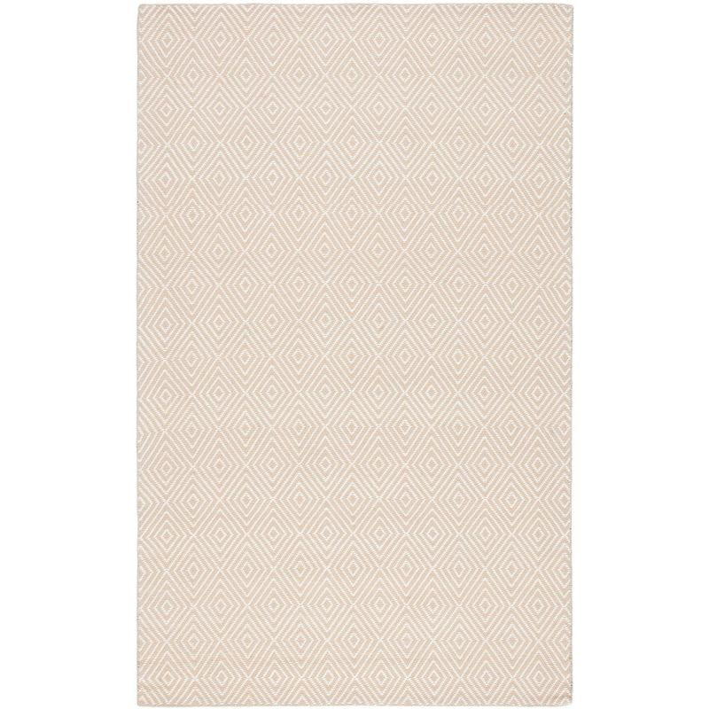 Wilton WIL715 Hand Hooked Indoor Area Rug - Beige/Ivory - 5'x8' - Safavieh