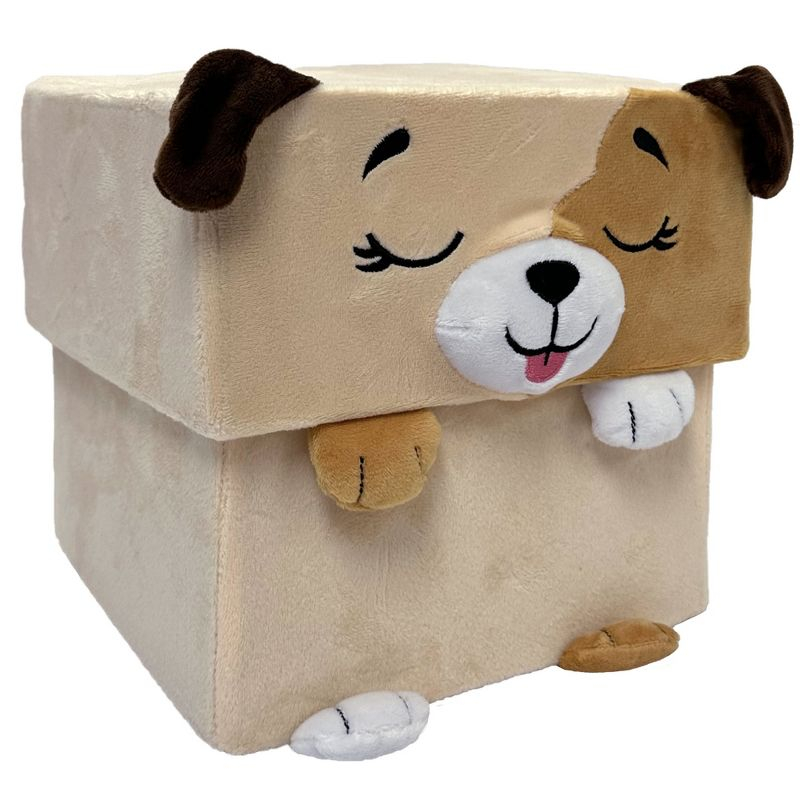 Happy Nappers: Adorable Storables - Dog - Tan & Brown - 8” Ages 1+