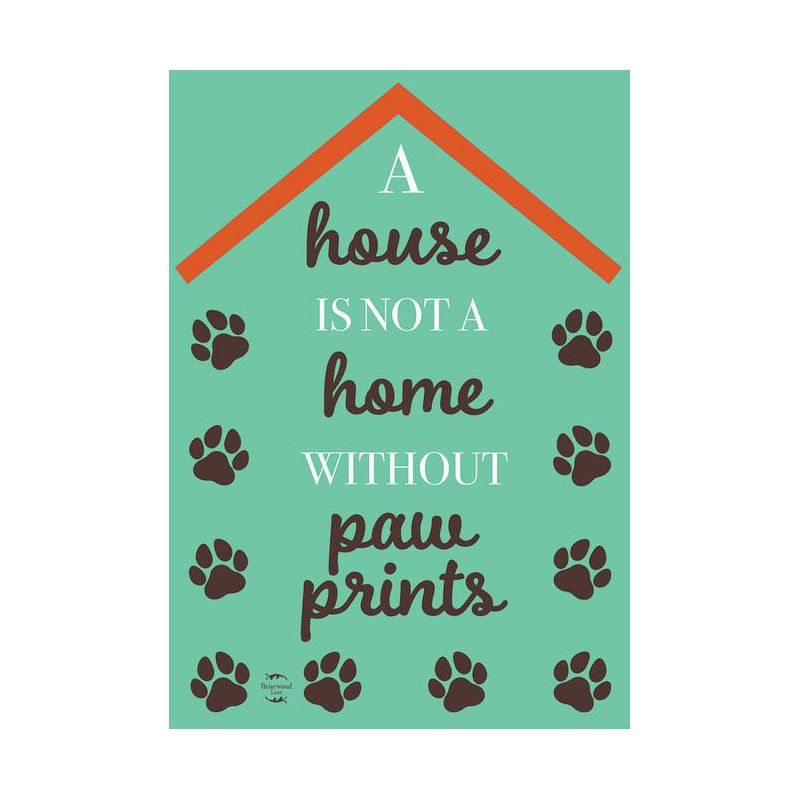 Briarwood Lane Spring Garden Flag 12x18 For Outdoor Pawprints Home Pet Owner For Spring Garden Flag Flags For Outside