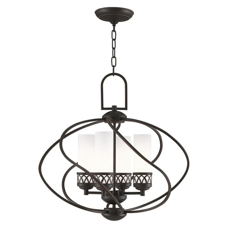 Livex Lighting Westfield 4 - Light Chandelier in  Olde Bronze