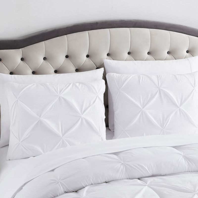 8 Piece Pinch Pleated Bed In a Bag All Season Complete Set - Sweet Home Collection®