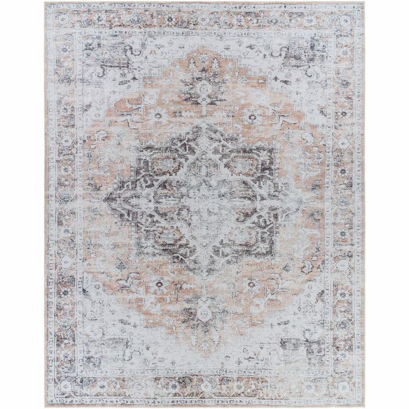 Mark & Day West Okoboji 7'10"x10'2" Rectangle Washable Woven Indoor Area Rugs Gray