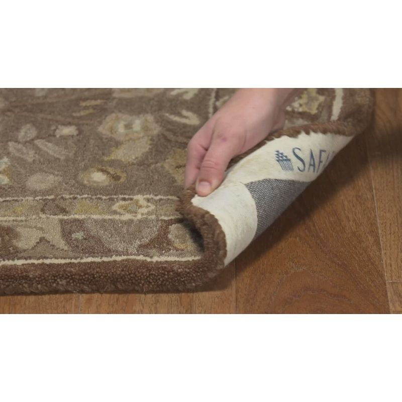 Anatolia AN558 Hand Tufted Indoor Area Rug - Teal/Camel - 6'x9' - Safavieh