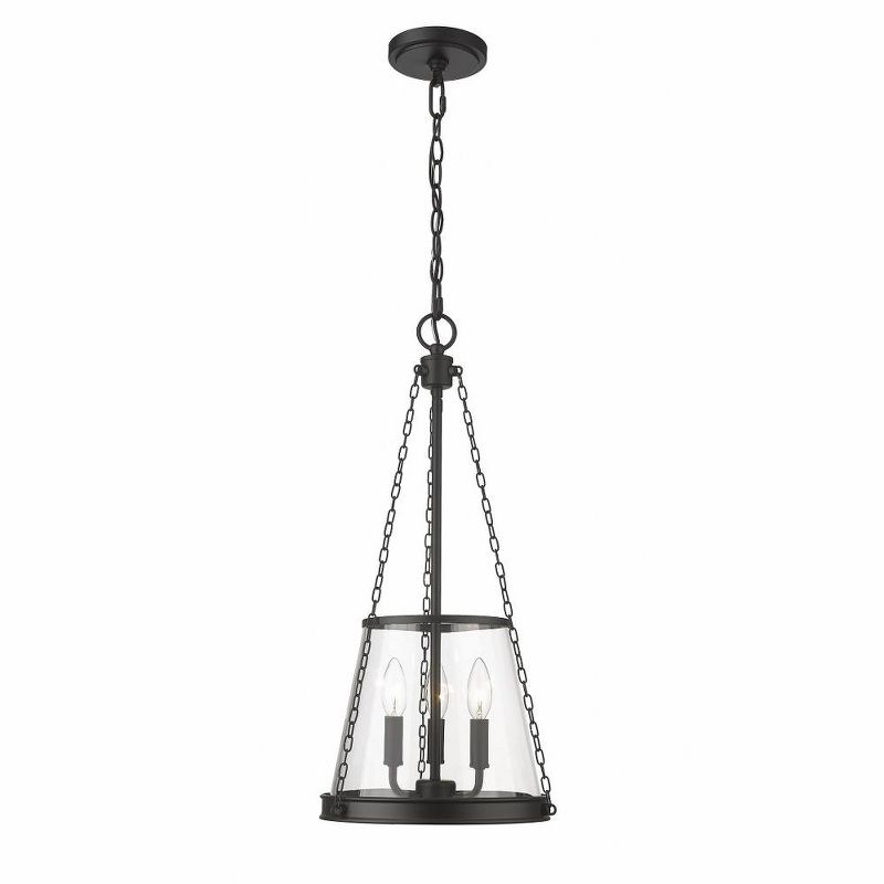Z-Lite Prescott 3 - Light Pendant in  Matte Black