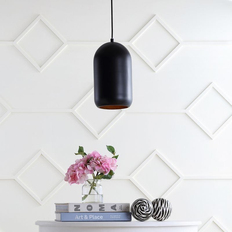 Carisir 7" Pendant - PND4040 - Black - Safavieh