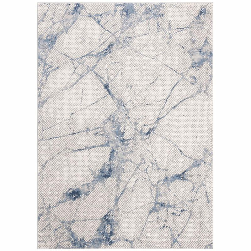 Meadow MDW180 Power Loomed Area Rug - Navy/Ivory - 8'x10' - Safavieh.