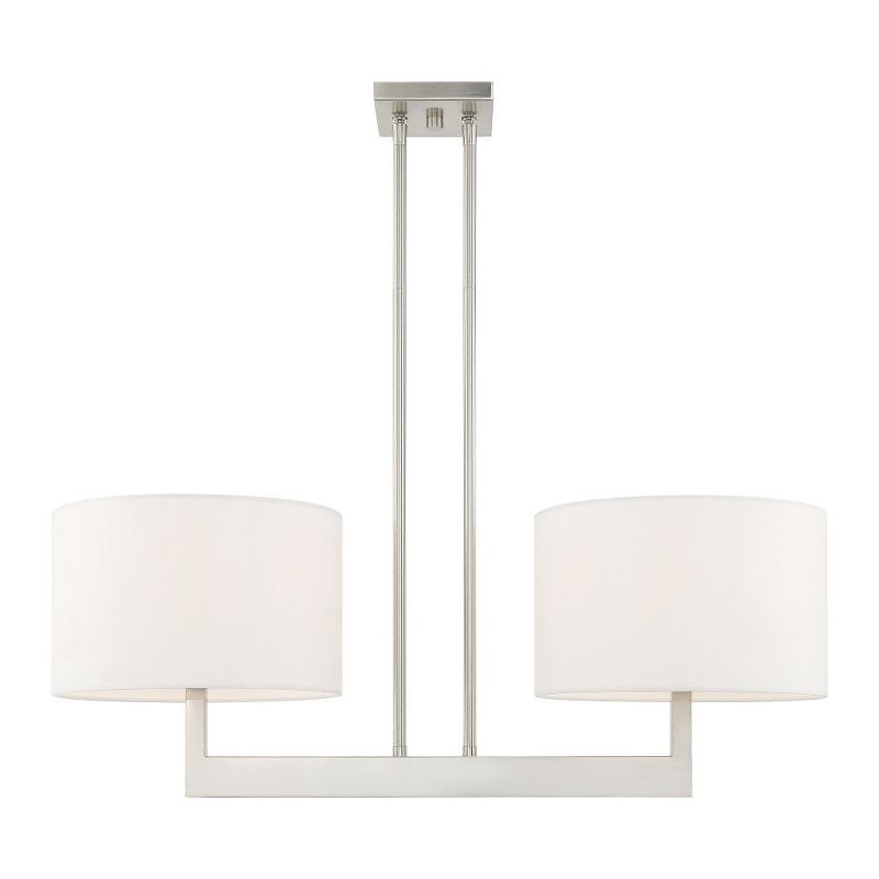 Livex Lighting Hayworth 2 - Light Chandelier in  Brushed Nickel