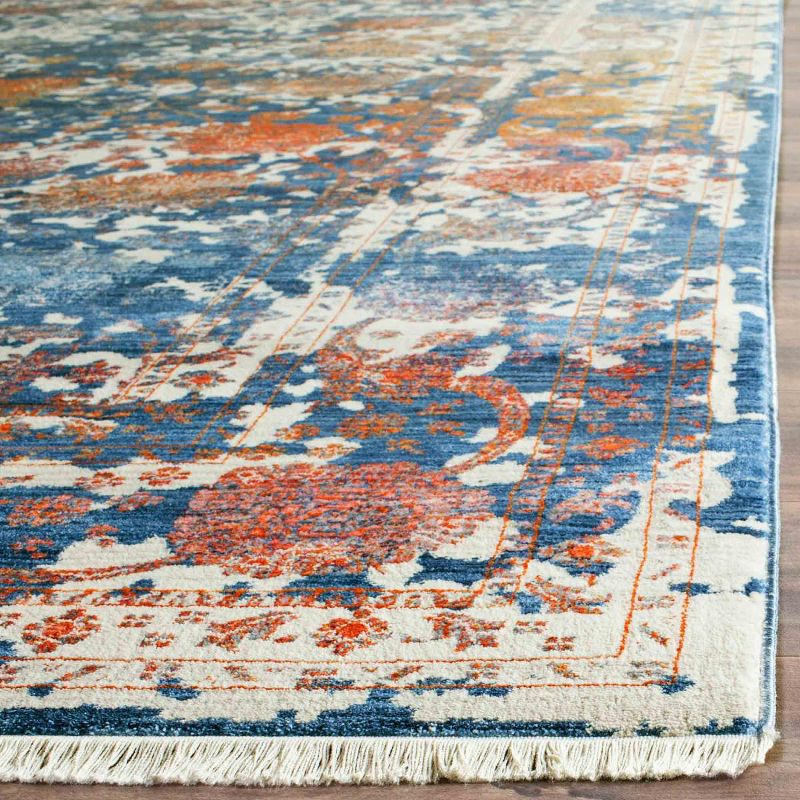Vintage Persian VTP409 Power Loomed Indoor Area Rug - Turquoise/Multi - 9'x11'7" - Safavieh.