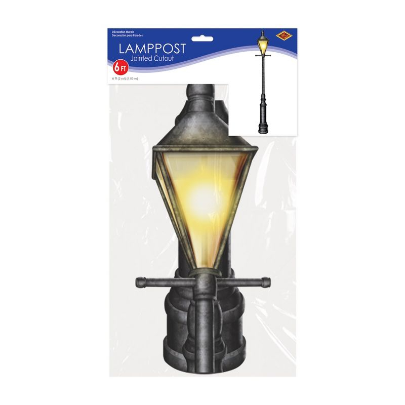 Beistle Jointed Lamppost, 6', (2/Pkg) Multicolored