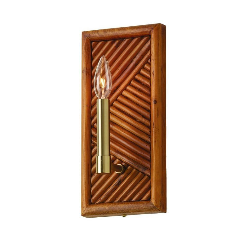 Capital Lighting Soleil 1 - Light Wall Light in  Matte Brass